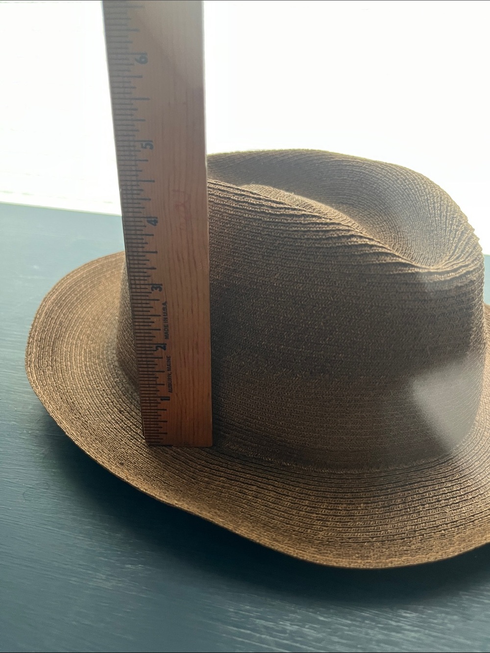 Vintage Stetson straw fedora - Picture 6 of 7